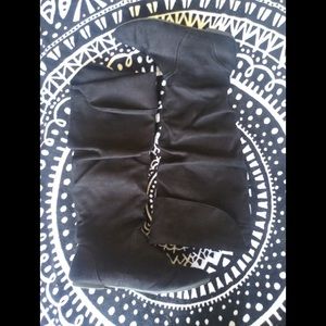 Pair of high boots. Knee high suade